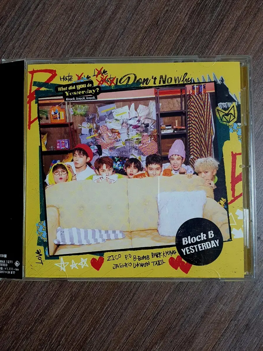 블락비 YESTERDAY JAPANESE ver. CD